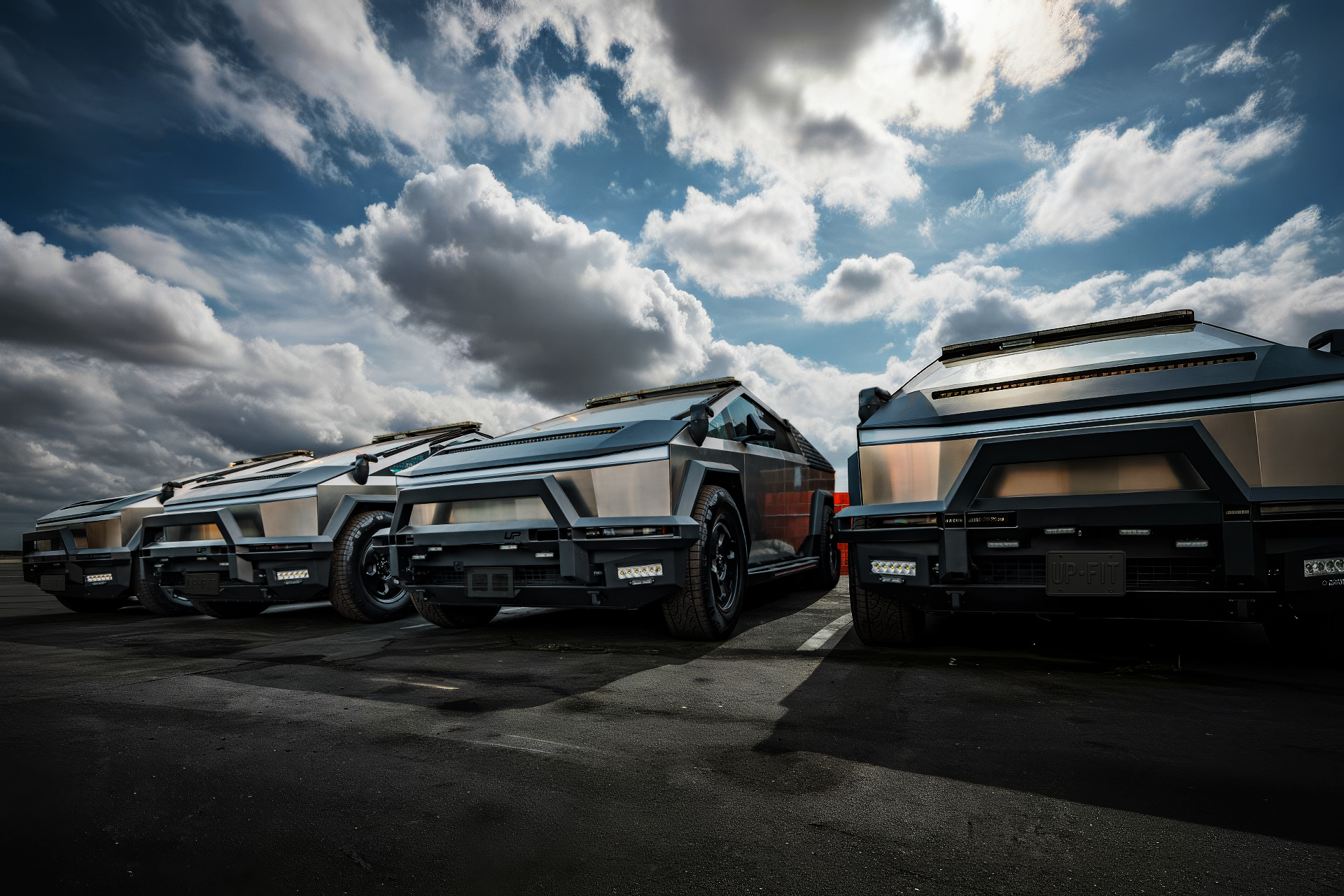 UP.FIT Patrol Cybertruck law enforcement fleet